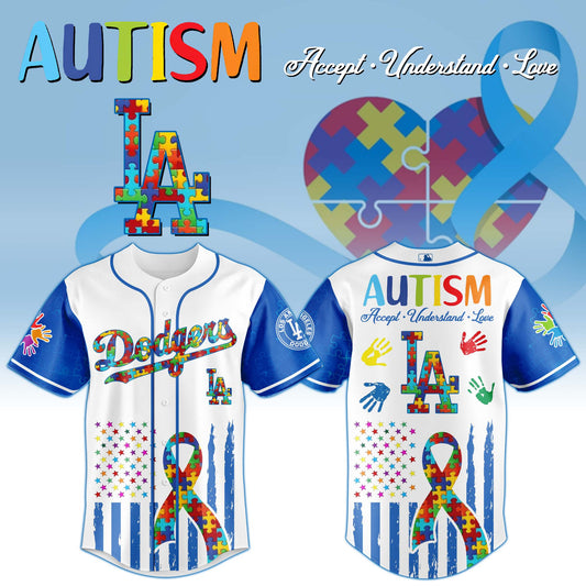 Los Angeles Dodgers × Special Autism Awareness Month Limited Edition Jersey