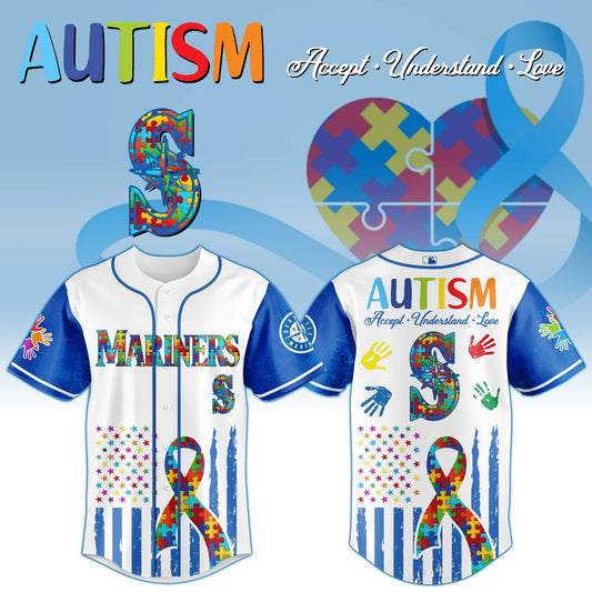 Seattle Mariners × Special Autism Awareness Month Limited Edition Jersey