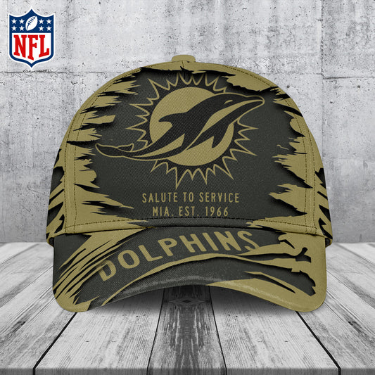 Miami Dolphins 2025 Salute to Service Classic Cap