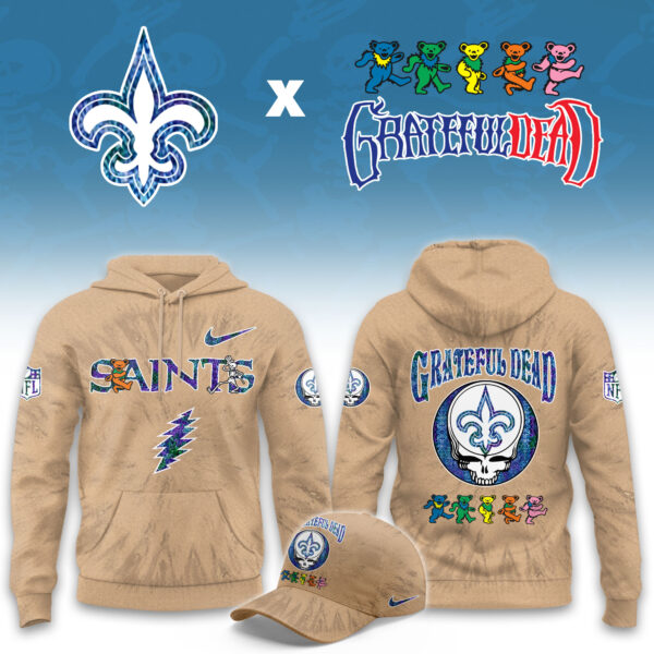 ...New Orleans Saints Grateful Dead Limited Hoodie
