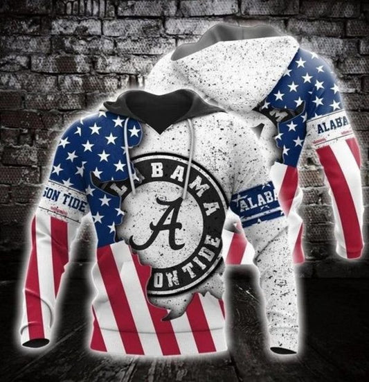Alabama Crimson Tide 17 Nfl Gift For Fan 3D Hoodie Bomber Jacket