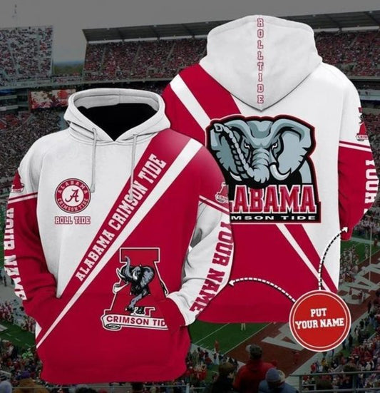 Alabama Crimson Tide 24 Nfl Gift For Fan 3D Hoodie Bomber Jacket