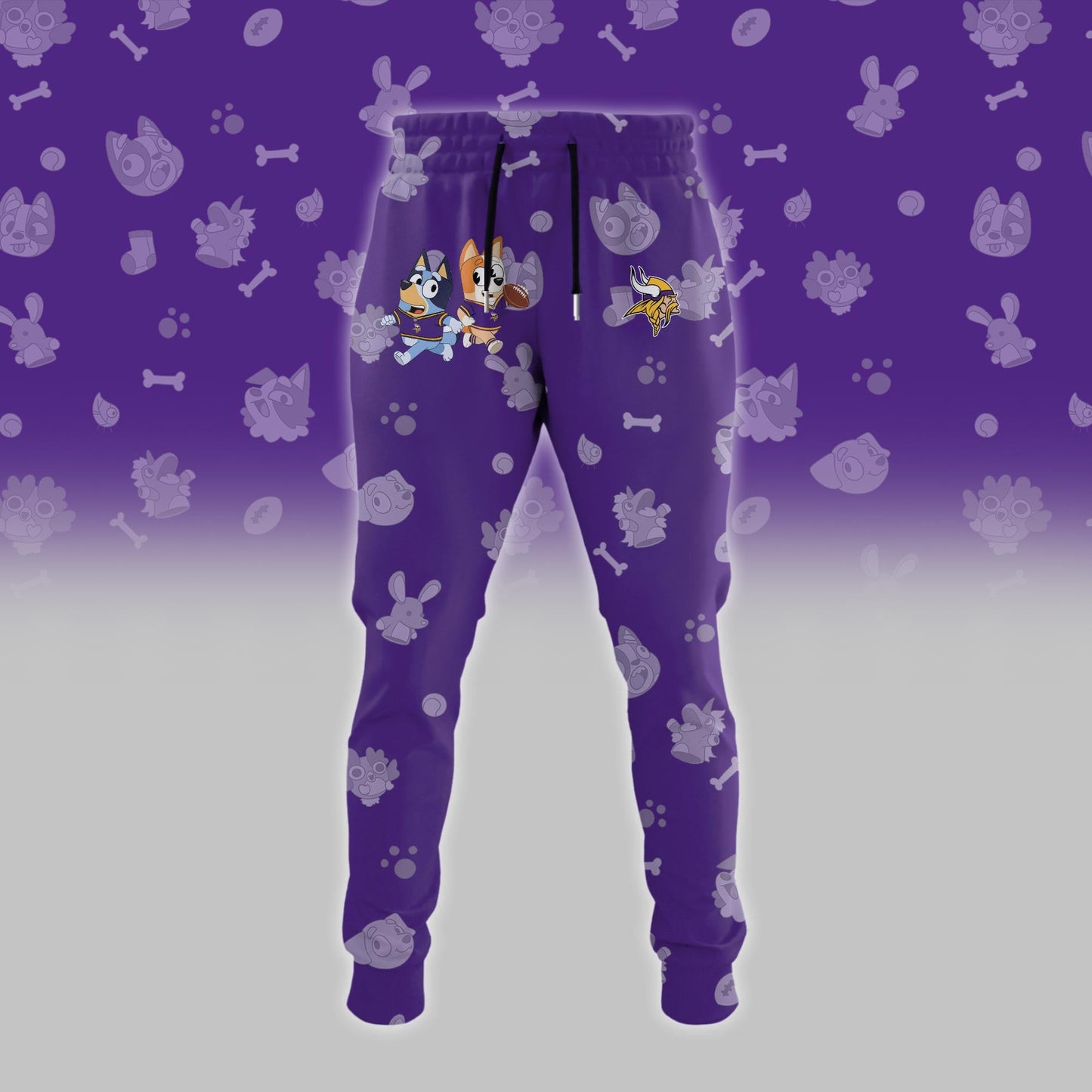 M.Vikings x Bluey Night Limited Hoodie