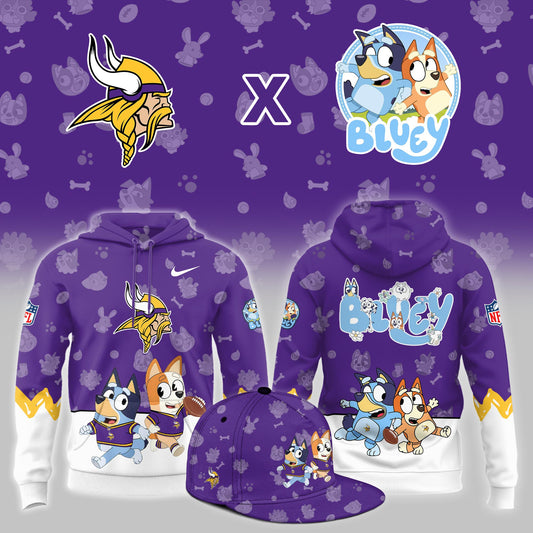 M.Vikings x Bluey Night Limited Hoodie